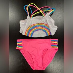 Justice girls bathing suit Size 10